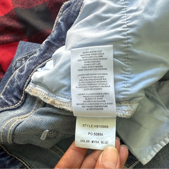 Hint of Blue  Wide-Leg Blue Jeans - Picture 8 of 8